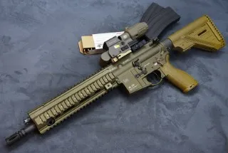 HK416A5 MWS CNC KIT Ретро жестяной знак металлическая табличка домашний металлический