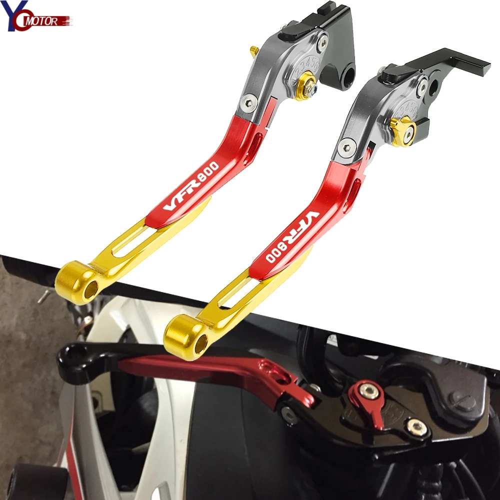

For Honda VFR800 VFR 800 VFR-800 2002 2003 2004-2016 Adjustable Racing Motorcycle Brake Clutch Levers Motorcycle Accessories