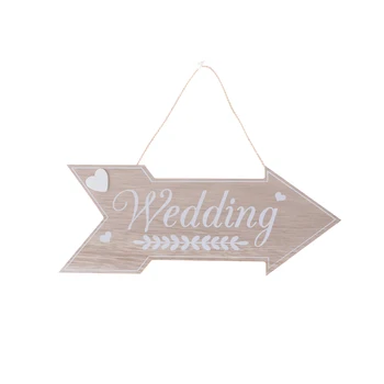 

1PC Creative English Word Wooden Nice Hanging Sign Hanging Board for Wedding