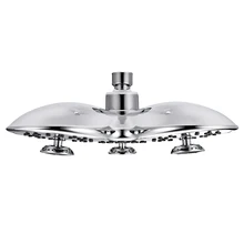 4-класса High-Давление 9,5 дюймов осадков Насадки для душа для трезубца Форма массаж