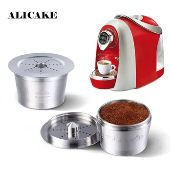 

Coffee Capsule Shell Stainless Steel Filter Can Be Refilled And Reused Padding Coffee Kitchen Accessories