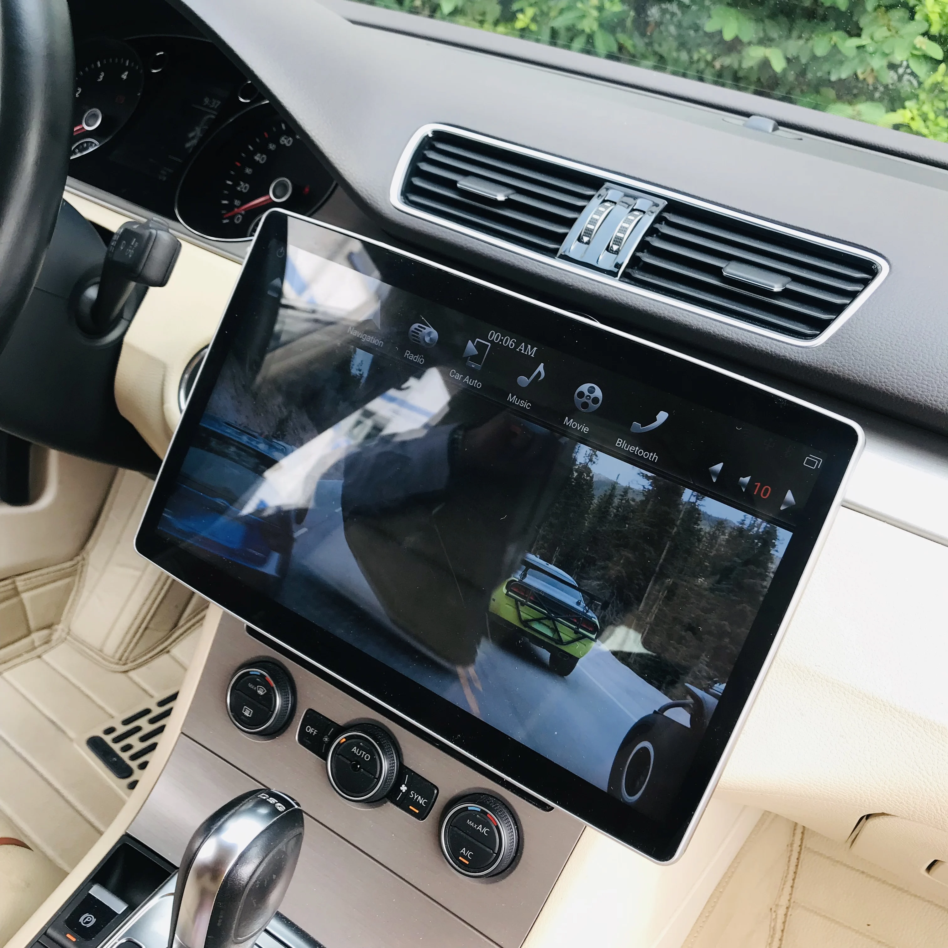 

IPS Screen 2 din 12.8" 6-Core Android 8.1 Universal Car video dvd Player Radio GPS Bluetooth 5.0 WIFI Easy Connect 4GB+32GB