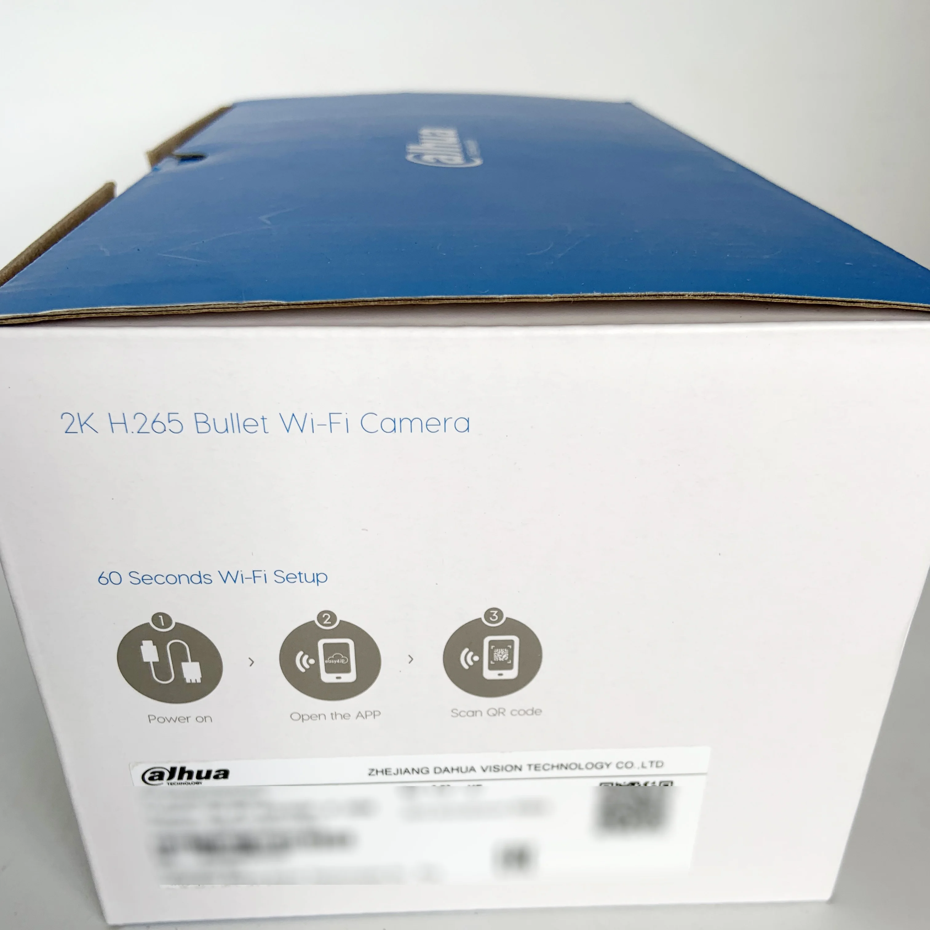 IP камера Dahua 4 МП стандартная безопасности IR H.265 цилиндрическая Wi Fi Сетевая