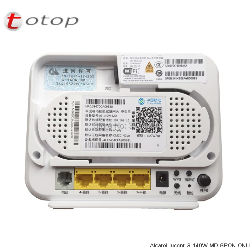 4pcs Alcatel Lucent G 140w Md Gpon Onu 1ge 3fe 1tel Wifi Same Function As Hg8546m Gpon Onu Free Shipping Fiber Optic Equipments Aliexpress