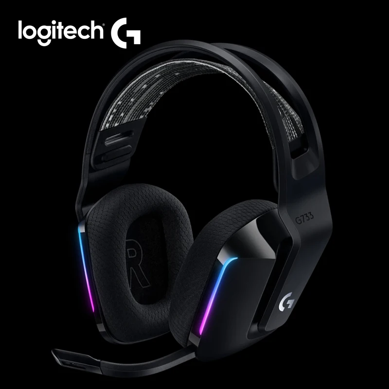 Logitech New G733 беспроводная RGB игровая гарнитура PRO G DTS наушники: X 2 0 объемный звук для