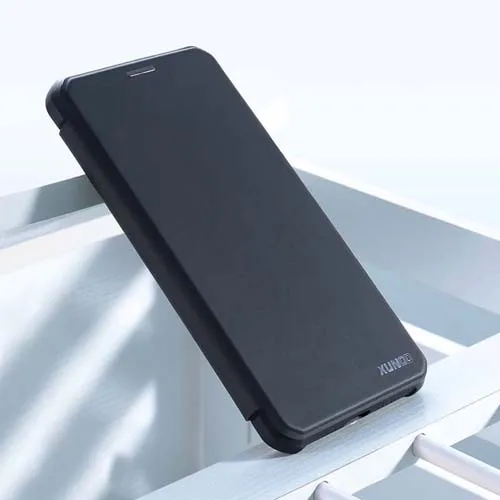 Для iPhone 11 чехол Xundd подушки безопасности противоударный из искусственной кожи флип чехол для iP 11 для iP 11 Pro Max чехол для чехол на айфон 11 - Цвет: black case