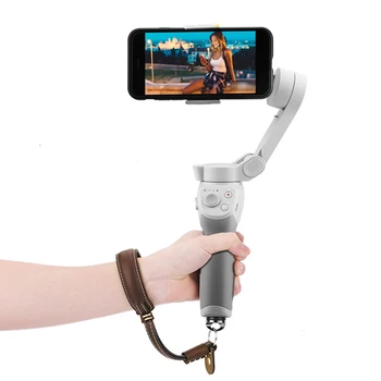 

Wrist Smartphone Handheld Gimba Camera Accessories Hand Strap Lanyard Belt PU Leather Solid Rope Anti Lost For DJI OSMO Mobile 4