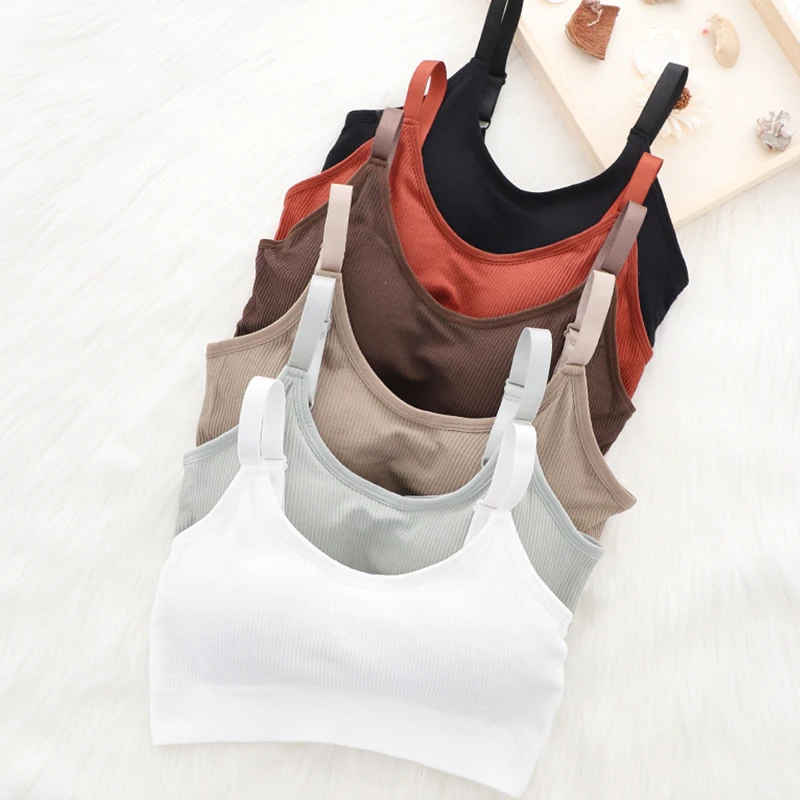 Deportes Yoga sujetador sin costura para mujer acolchado sujetador de Deporte Fitness correr gimnasio sujetador deportes ropa interior de deporte con Sujetador de copa B