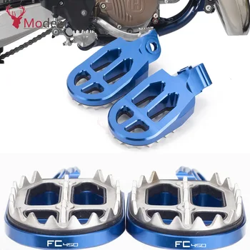 

NICECNC Foot Pegs FootRest Footpegs Pedals For HUSQVARNA FC450 2014 2015 FC 450 Motorcycle Accessories