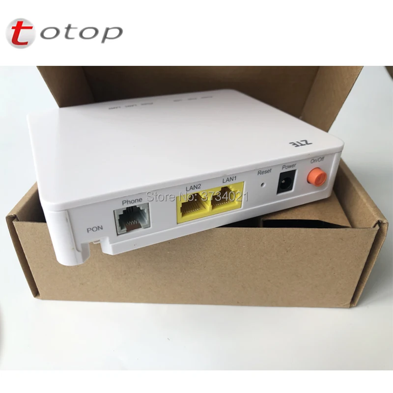 5 шт/лот 100% Новый оригинальный zte F612 ZXA10 GPON OUN fiber network с 2 Ethernet 1 голосовыми портами, английская прошивка