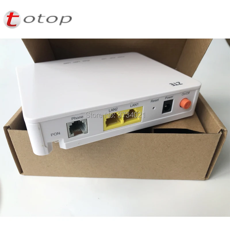 ZTE F612 GPON ONU(ONT) роутер с поддержкой FTTH HGU 1GE + 1FE 1TEL|Оптоволоконное оборудование| |