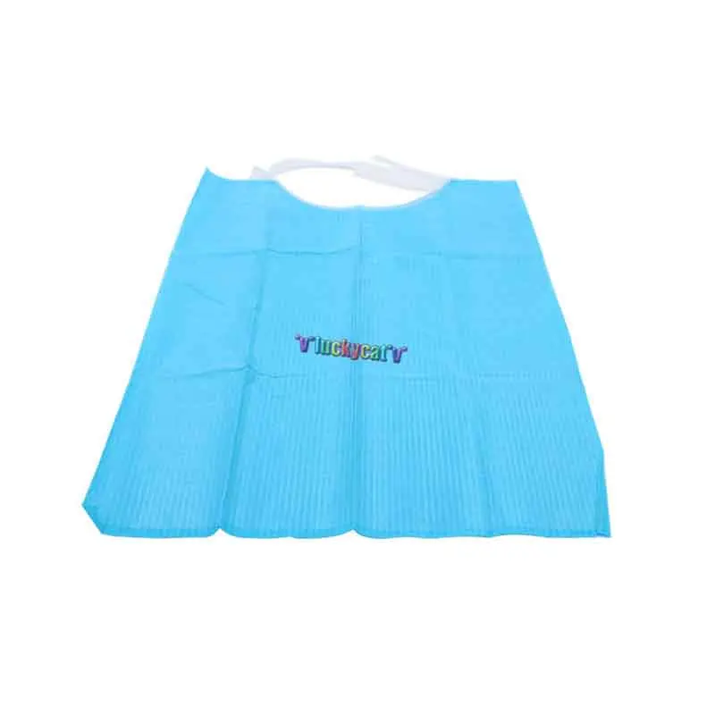 Dental Disposable Neckerchief Dental Blue Medical Paper Scarf Dental Materials FOR 30pcs/Bag
