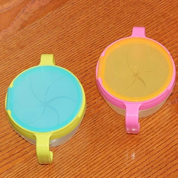 

Baby Spill-Proof Bowl Dish Infant Snack Bowls Food Container Feeding Assist Food U50F