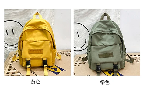 Женский рюкзак, модная женская сумка через плечо, одноцветная школьная сумка для девочек-подростков, Детские рюкзаки, дорожная сумка