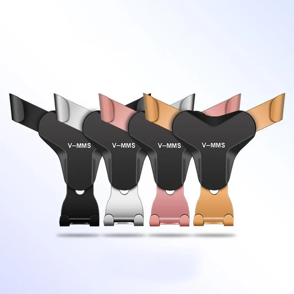 Multi-Function Car Gravity Sensing Bracket Lazy Universal Clip Car Air Outlet Automatic Telescopic Mobile Phone Bracket