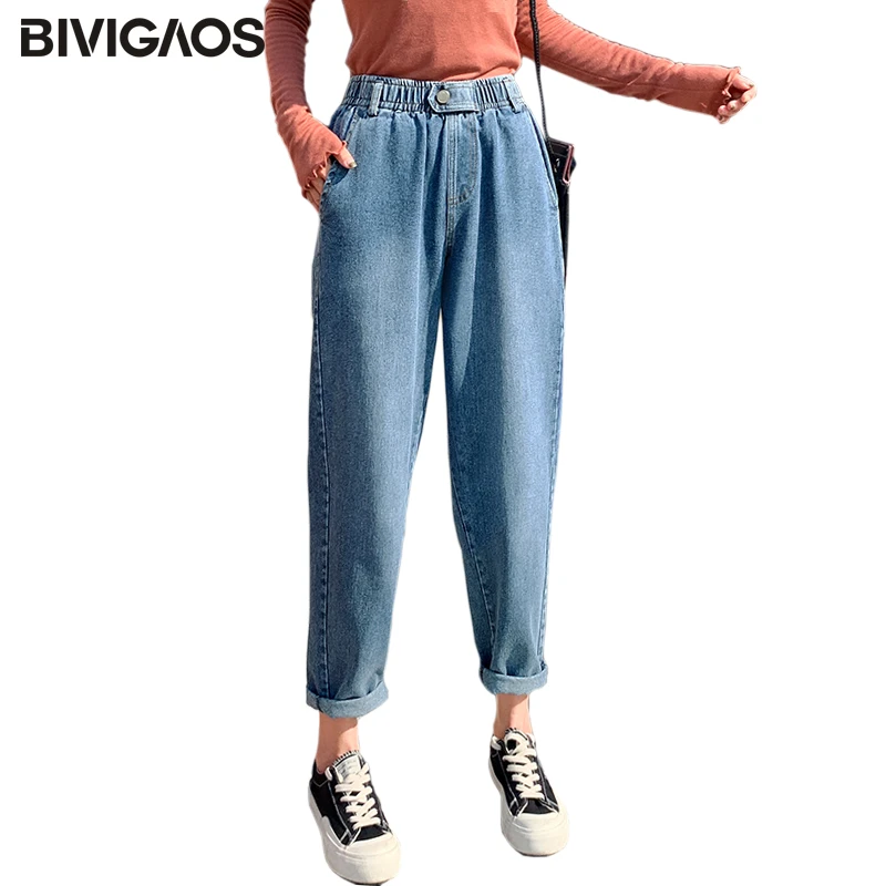 buckle boyfriend jeans