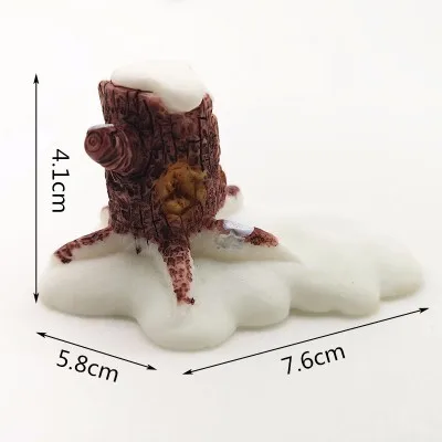 24 1 шт. милый Рождественский мультяшный дом 3D модель Фигурка садовая Фея Декор стекло DIY Украшение дома миниатюрное ремесло - Цвет: 24