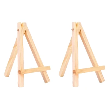 

Solid Wood Display Easel, Mini Easel, Desktop Stand, Used for Canvas, Children'S School Crafts, Activity Logo Photos