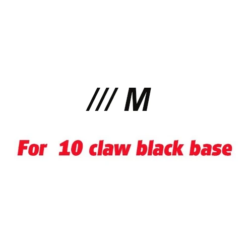 M black base 4X68 мм 10 clawCar обод колеса крышка с эмблемой Автомобильные ступицы колеса и логотип крышки колеса аксессуары для дисков для E60 E90 F10 F30 F15 E63 E64 E65 - Цвет: M black base