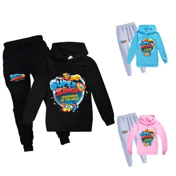 

2020 Super Zings Clothes Spring Cool Kids Hoodies Boys hoodies SuperZings Sweatshirt Autumn Children Tops pants 2pc