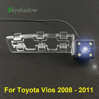 

For Toyota Vios 2008 2009 2010 2011 HD Car CCD 4 LED Night Vision Reverse Backup Parking Assistance Reversing Rear View Camera
