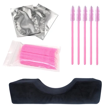 

Eyelashes Extension Eye Pad Grafting Eyelashes Pillow Lash Neck Memory Foam Pillow Eye Shadow Brushes Set Makeup Eye Applicator