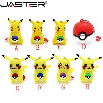 

JASTER new fashion creative cartoon Pikachu Daquan series USB interface 2.0 memory stick 4GB / 8GB / 16GB / 32GB