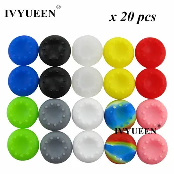 

20 pcs Silicone Analog Stick Grips for Dualshock 4 PS4 Pro Slim Controller for Xbox One X S Elite Joystick Thumbsticks Caps