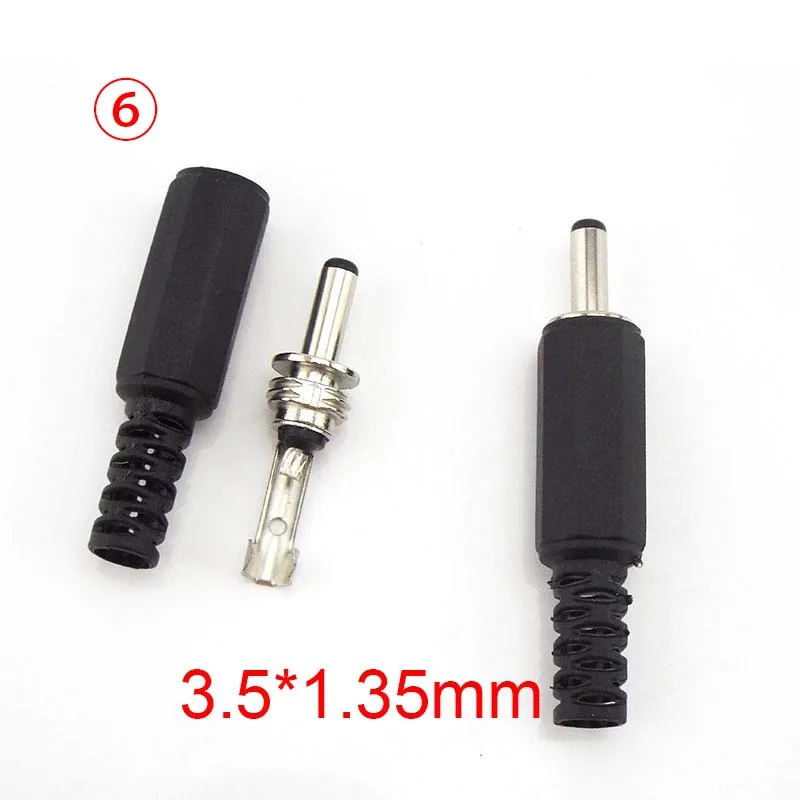 3.5x1.35 4.0x1.7 4.8x1.7mm DC Maschio Jack Adattatore Per Spina - Foto 3