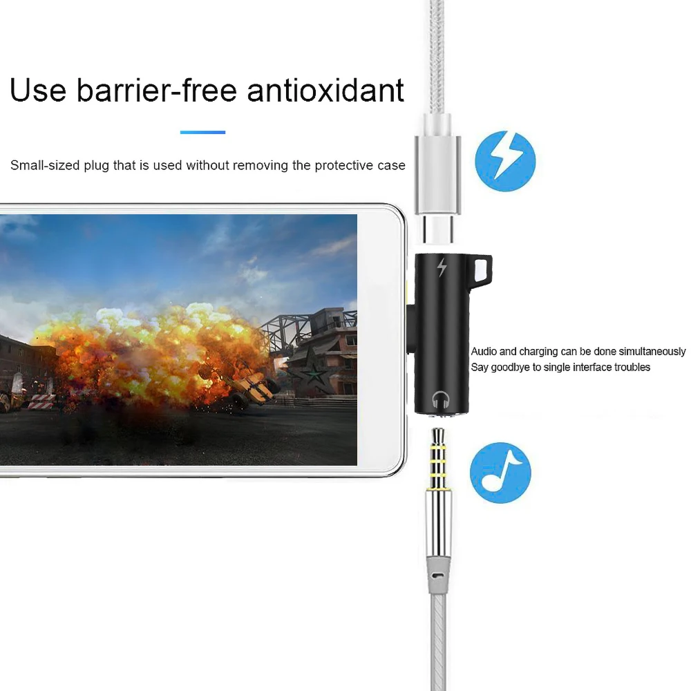 Кабель для наушников с разъемом Usb Type C на 3 5 мм Aux аудиоадаптер Xiaomi mi 9 Huawei P30 Mate 30 pro