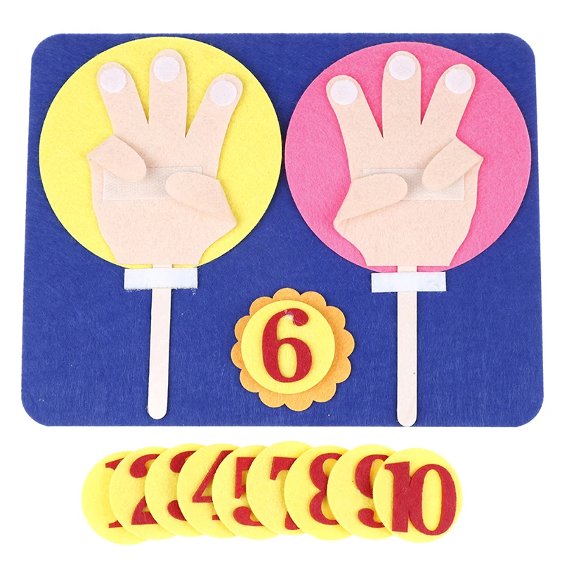  Felt Finger Numbers For Child Early Learning Digital Intellectual Felt Craft Package Kindergarten T - 4000442348298