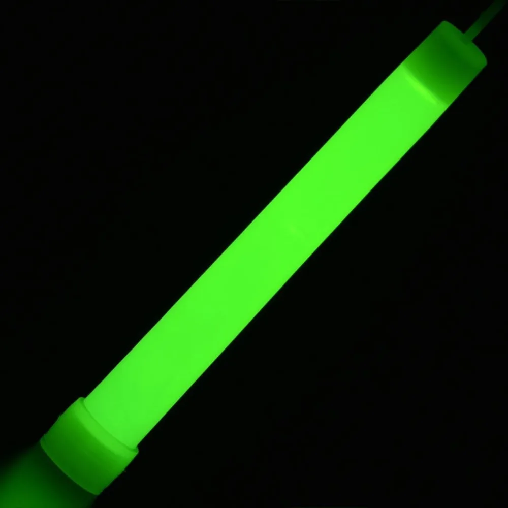6-дюймовый светильник палочки светодиодный Пластик палочки ралли восторженные поднимет настроение Batons вечерние мигающая светящаяся палочка с одной главной балкой с крючком для кемпинга