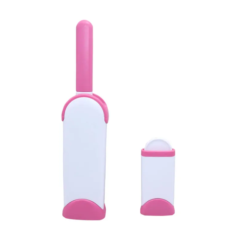 Pink 1 шт. щетка для вычесывания животных для кошек и собак портативная щетка для чистки многоразовая одежда для дивана липкие принадлежности для домашних животных - Цвет: Pink