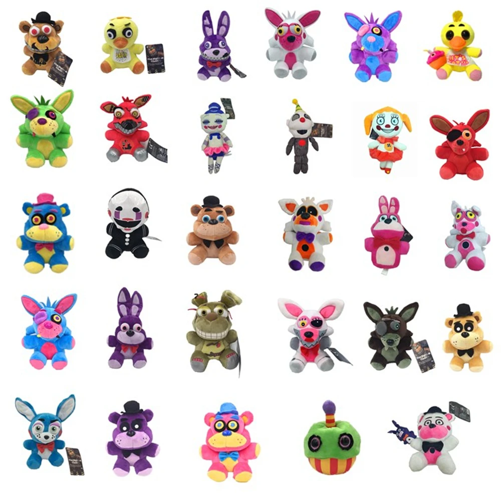 Cheapest Fnaf Plush Toys Plushies Bonnie Chica Cupcake Foxy Golden