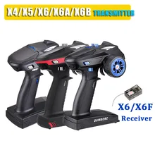 Трансмиттер DumboRC X6A/X6B/X6/X5/X4 2,4G 6CH с приемником X6F/X6 для радиоуправляемого автомобиля, модели резервуара для лодки, Запасные детали для радиоуп...