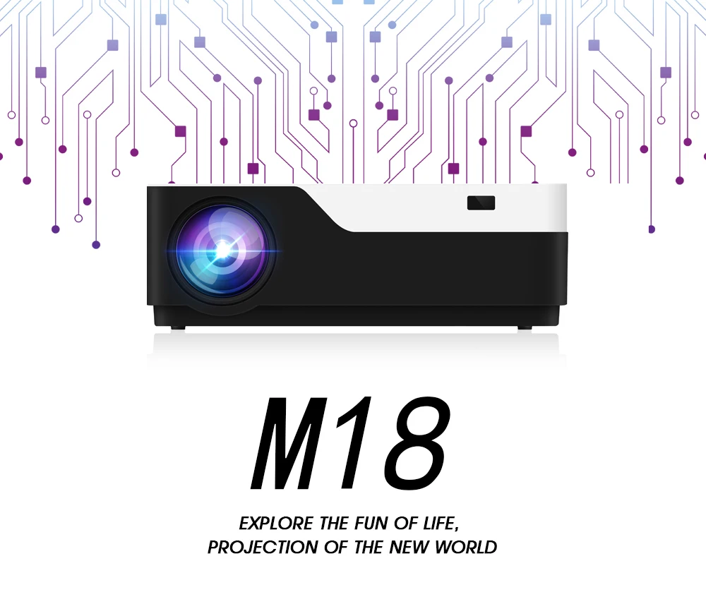 sony projector ALSTON M18 Full HD 1080P Projector 4K 5500 Lumens Cinema Proyector Beamer Android WiFi Bluetooth HDMI-compatible VGA AV USB best projector