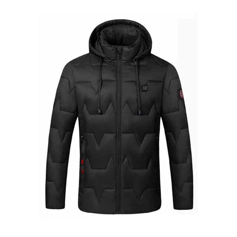 

Hooded Jacket USB Electric Heating Coat Winter Warmer For Skiing Snowboarding