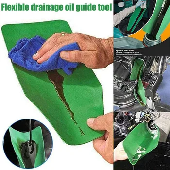 

Flexible Draining Tool Flexible Free Oil Filter Funnel General Purpose Funnel Extended Flexible Draining Funnel Tool Oil Funnels