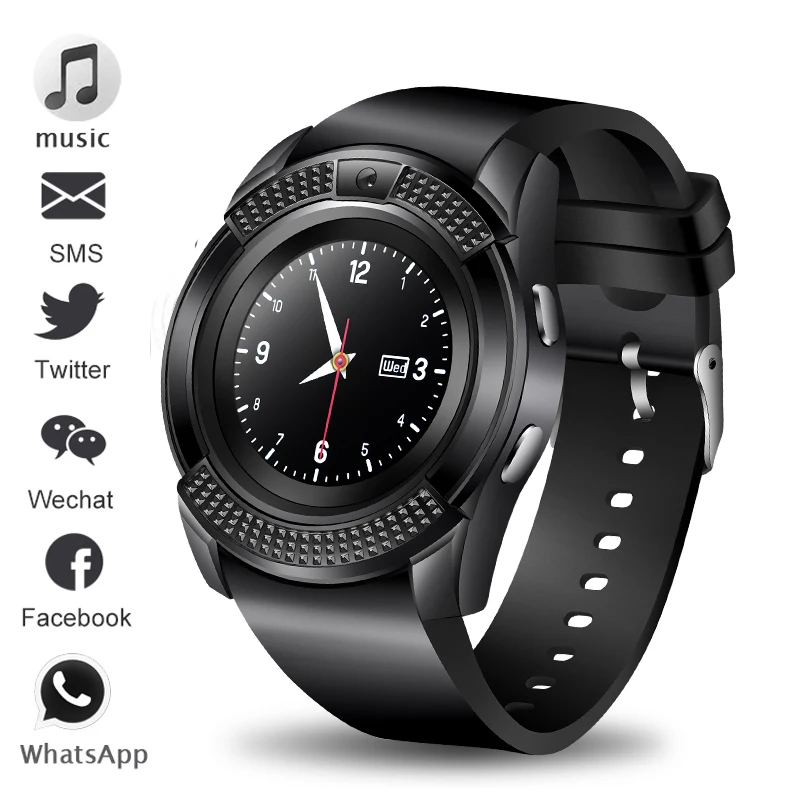 LIGE новые модные часы Smart Watch Для мужчин спортивные часы с шагомером Фитнес часы информационные напоминания Поддержка сим-карты Relogio+ коробка