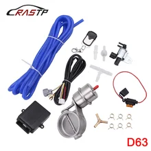 Valve d'échappement cut out RASTP 1 ''63mm, télécommande sans fil, Style ouvert, pour voiture, 2.5, RS BOV042