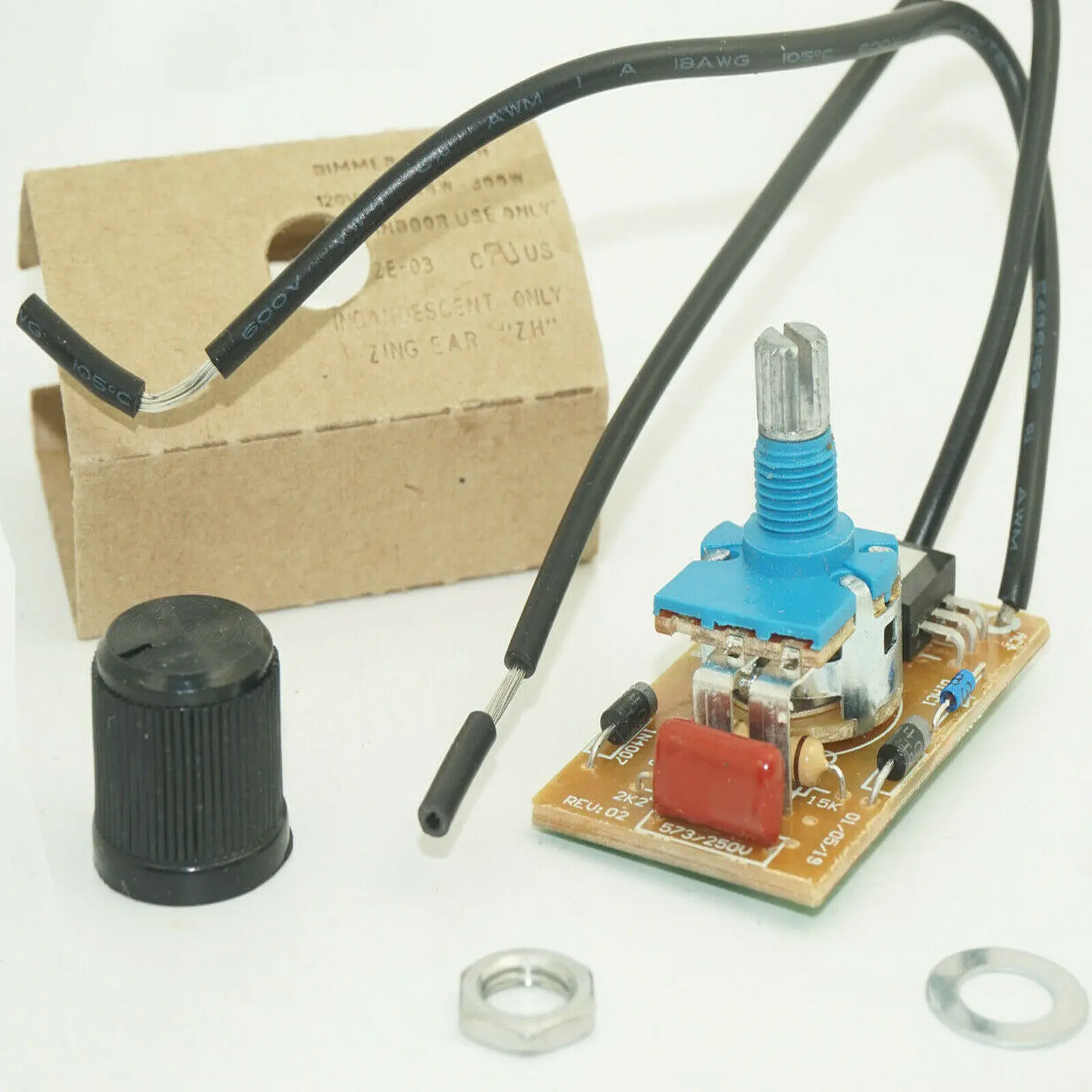 300 Watt Manual Dimmer Replacement Kit For Torchiere Lamps Table Bulbs