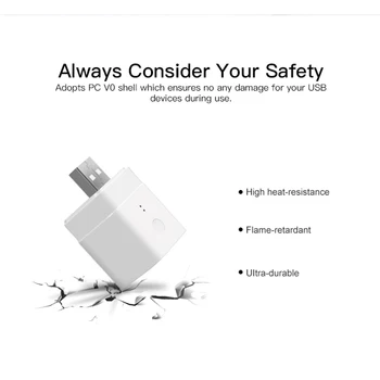 

SONOFF Micro 5V Wireless USB Smart Adaptor Wifi Mini USB Power Adaptor Switch Works eWeLink APP Alexa Google Home