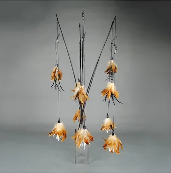 

Stick Cat Toy Pet Toy Interactive Teaser Stick Feather Accessories Kitten Cat Toy Amusement Training Nip Game Gatto Stuff EE50Wj