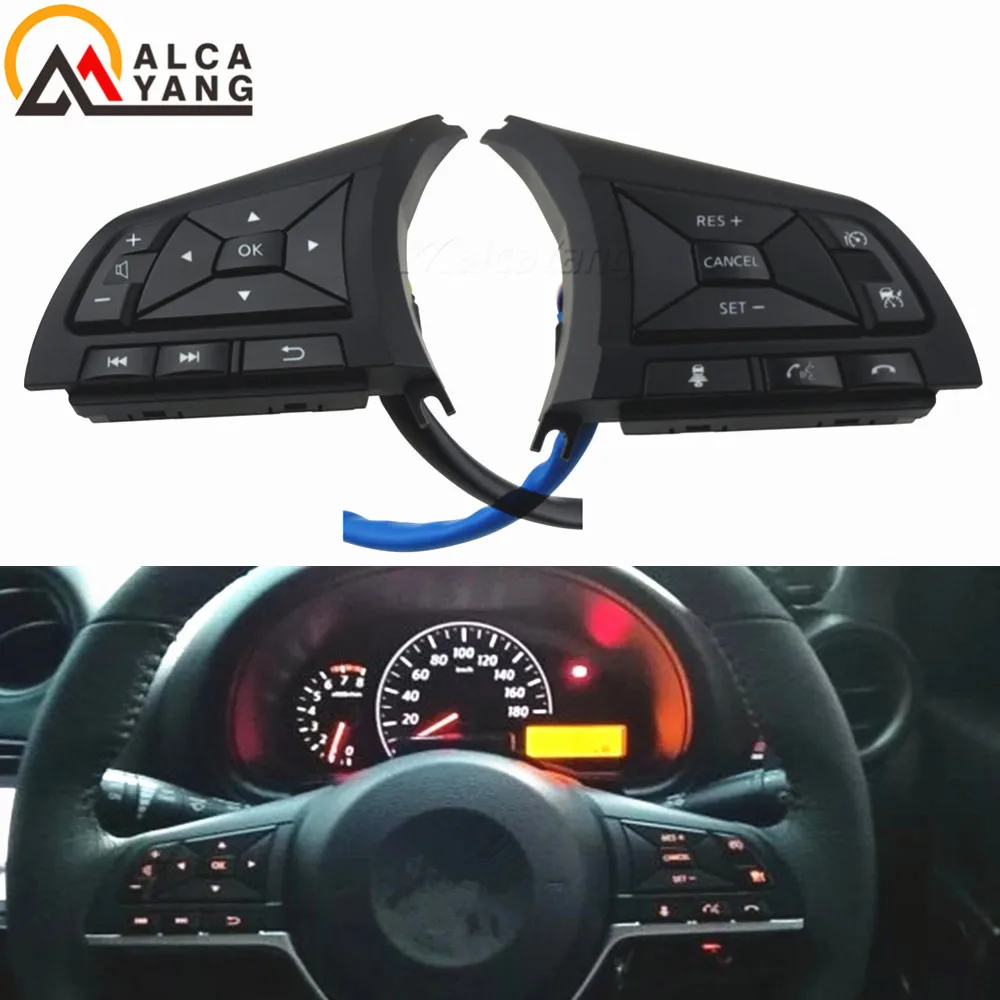 Car -styling buttons FOR Nissan Qashqai 2017 Navara 2018 Multi-function Car steering wheel control buttons Free shipping