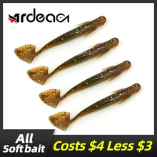 ARDEA 10pcs Soft Silicone Fishing lure Worm Bait Wild Stick Lures Worm Lures Soft Tackle Carp bass Pesca Lures Trout winter bait