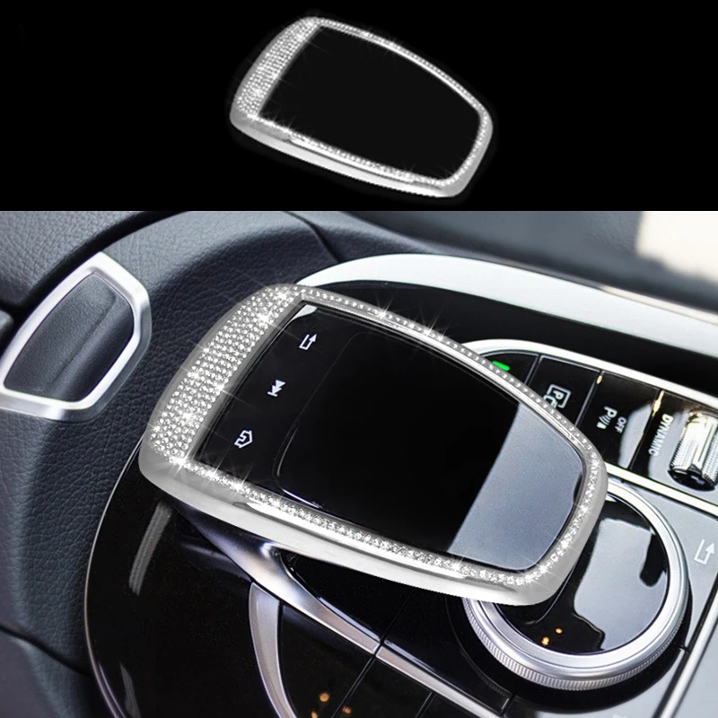 Алмазный Стиль мышь управление рамка Накладка для Mercedes-Benz GLC класс X205 16-17 & C