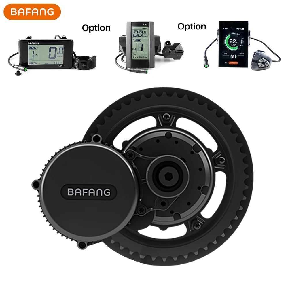 48V 750W фара для электровелосипеда в Conversion Kit BAFANG BBS02B Mid привода кривошипно к рулю мотоцикла велосипеда с