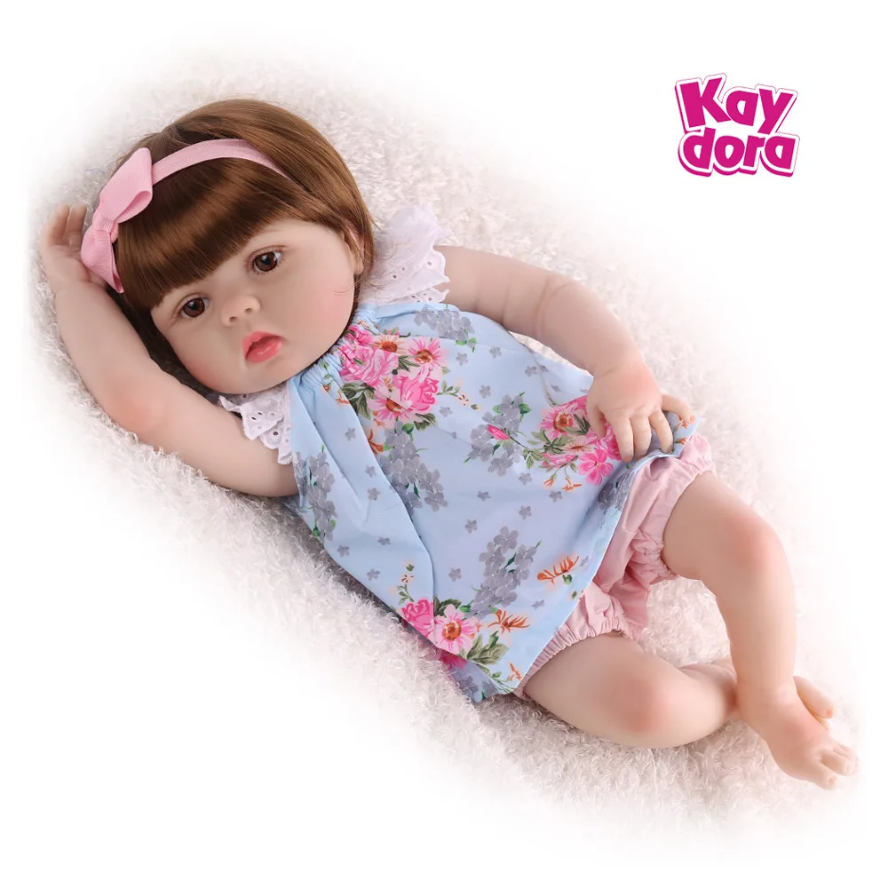 Милые полностью силиконовые куклы Reborn Baby, 22 дюйма, 55 см, реалистичные мягкие куклы Bebe для ванной, детские игрушки Menina Boneca, детские подарки на день рождения