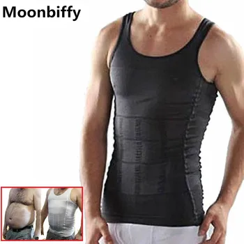 

Men Corset Body Slimming Tummy Shaper Vest Belly Waist Girdle Shirt Black Shapewear Underwear Waist Girdle Shirts