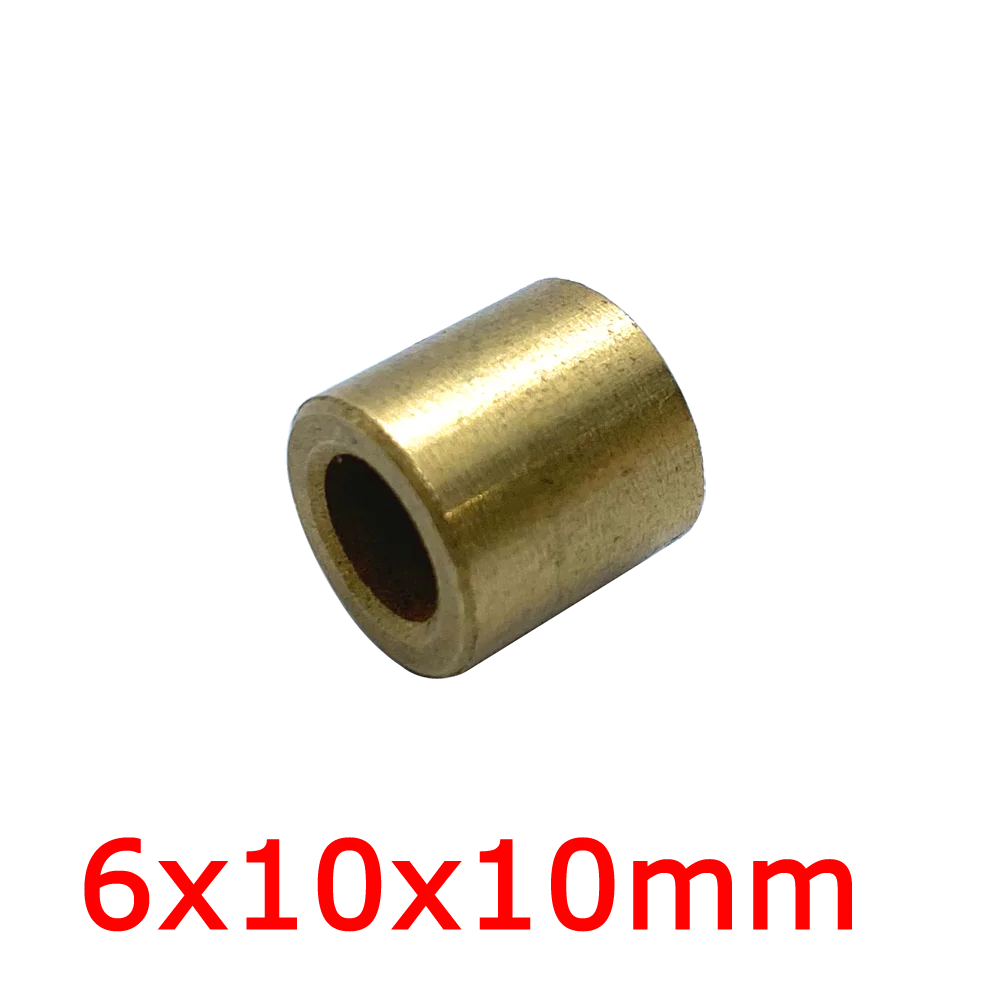 6x10x10 мм 5 шт./лот 6 подшипник из медного сплава латунный цилиндр простая
